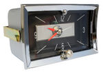 Chevrolet Parts -  1957 CAR CLOCK ASSEMBLY WITH BLACK FACE