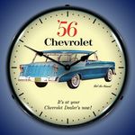 1956 CHEVROLET NOMAD WAGON LED CLOCK