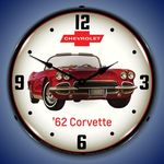 1962 CHEVROLET CORVETTE LED CLOCK