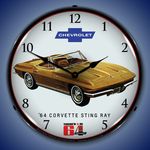 Chevrolet Parts -  1964 CORVETTE STING RAY LED CLOCK