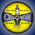 Chevrolet Parts -  CHAMPION PLUGS VINTAGE LED CLOCK