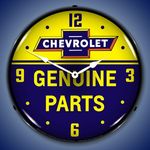 Chevrolet Parts -  CHEVROLET BOWTIE GENUINE PARTS LED CLOCK