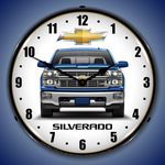 Chevrolet Parts -  CHEVROLET SILVERADO BLUE LED CLOCK