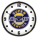 Chevrolet Parts -  CHEVROLET SUPER SERVICE LED CLOCK