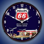 Chevrolet Parts -  PHILLIPS 66 GAS STATION LED CLOCK