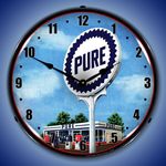 Chevrolet Parts -  PURE GAS STATION LED CLOCK