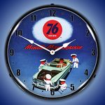 Chevrolet Parts -  UNION 76 MINUTE MAN SERVICE LED CLOCK