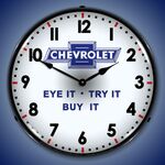 Chevrolet Parts -  CHEVROLET EYE IT-TRY IT-BUY IT LED CLOCK