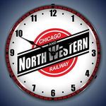 Chevrolet Parts -  Chicago north western Railway LED CLOCK