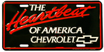 Chevrolet Parts -  "HBOA-CHEVROLET" LICENSE PLATE