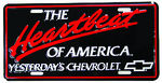 Chevrolet Parts -  "HBOA-Y'DAYS CHEVY" LICENSE PLATE