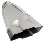 Chevrolet Parts -  BOWTIE SHAPED EXHAUST TIP-2-1/2" ID