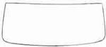 Chevrolet Parts -  1971-72PU WINDSHIELD STAINLESS TRIM