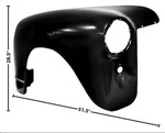 GMC Parts -  1947-1953 GMC TRUCK FRONT FENDER - RIGHT