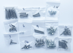 1961 IMPALA 2DR HDTP INTERIOR TRIM SCREW SET
