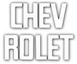 Chevrolet Parts -  1958-66 FLEETSIDE T/G DECALS-WHITE