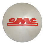 GMC Parts -  1947-55 GMC 1/2 TON HUBCAP-STAINLESS & RED