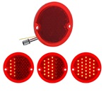 Chevrolet Parts -  1955-59 S/S SEQUENTIAL LED TAIL LIGHT LENS - RED