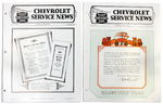 1929 CHEVROLET FACTORY SERVICE NEWS