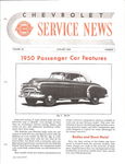 Chevrolet Parts -  1950 CHEVROLET FACTORY SERVICE NEWS