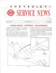 1954 CHEVROLET FACTORY SERVICE NEWS