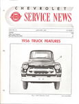 1956 CHEVROLET FACTORY SERVICE NEWS