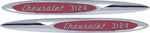 Chevrolet Parts -  1957 -CHEVROLET 3124- FENDER SCRIPT EMBLEMS
