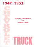 Chevrolet Parts -  1947-53 TRUCK WIRING DIAGRAM-TRUCK